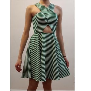 Ronny Kobo Stripped Dress